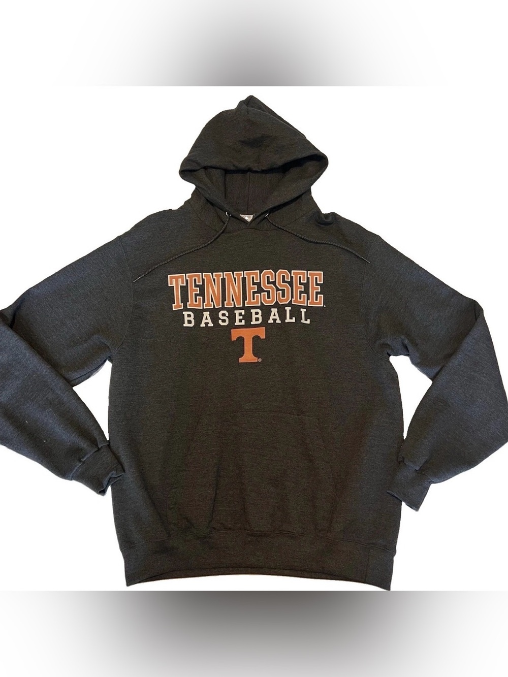 Champion University Of Tennessee Volunteers Baseball Hoodie Mens Large Gray
